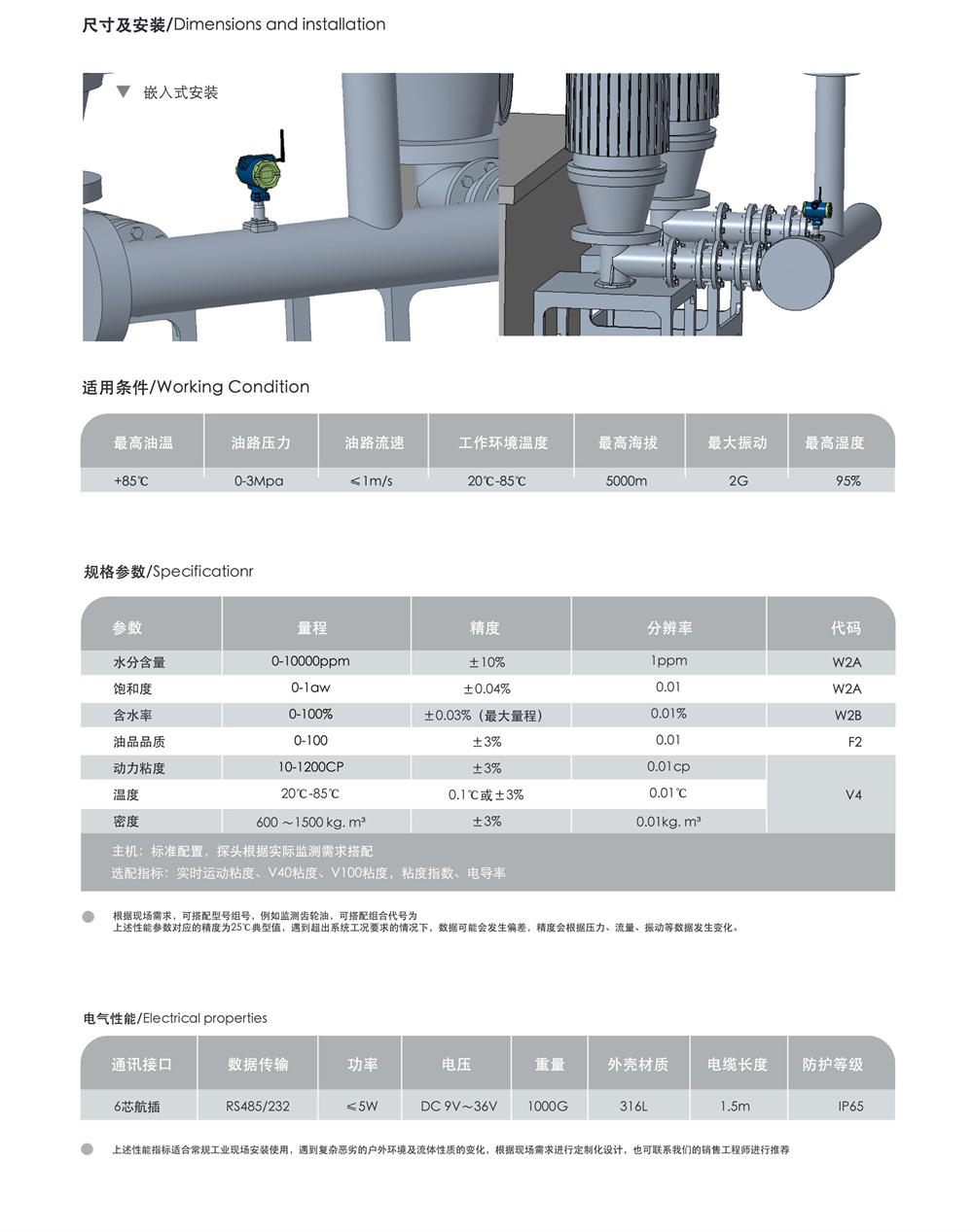 多参量油液变送器